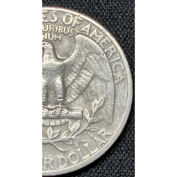 1966 Washington Quarter “Grumpy Grandpa" Obverse & Wounded Eagle Reverse - Picture 11 of 14